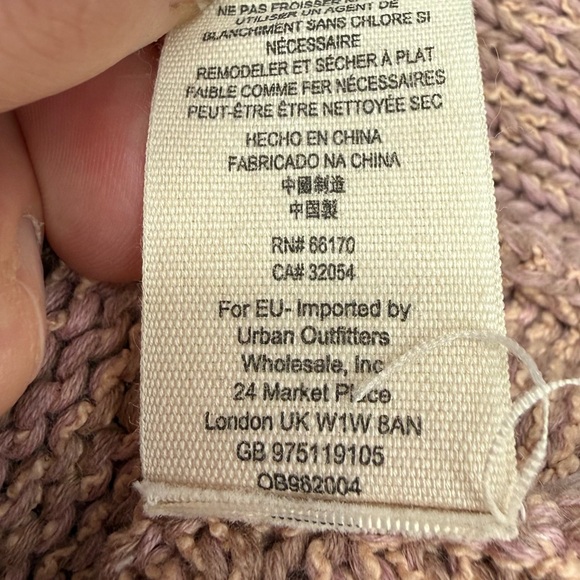 Free People Lemonade Stand Textured Vneck Sweater Size M Bohemian - Picture 12 of 15